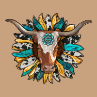 Texas Longhorn Sunflower Background Vintage Tee | Teevron