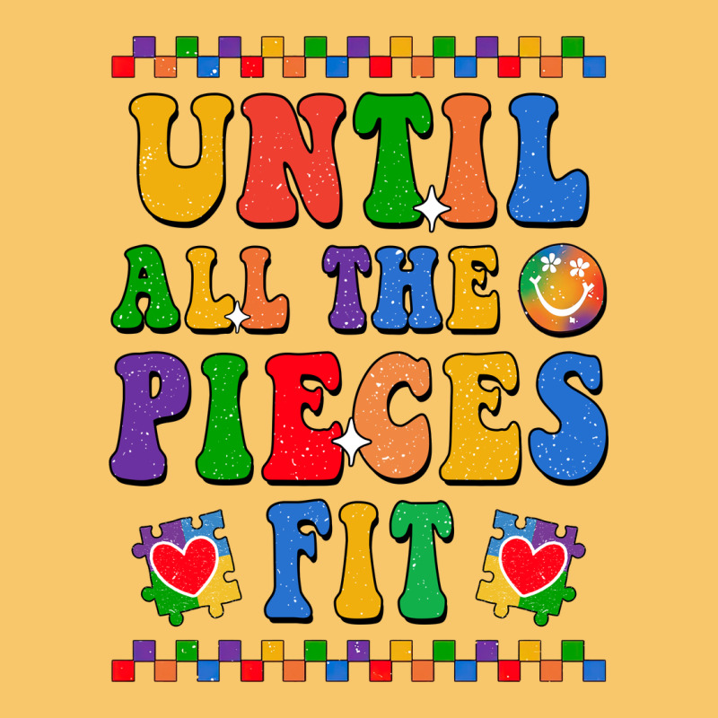 Until All The Pieces Fit Vintage Hoodie by CowhideDigitalArt | Teevron