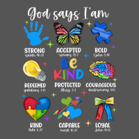 God Says I Am Autism Zipper Hoodie | Teevron