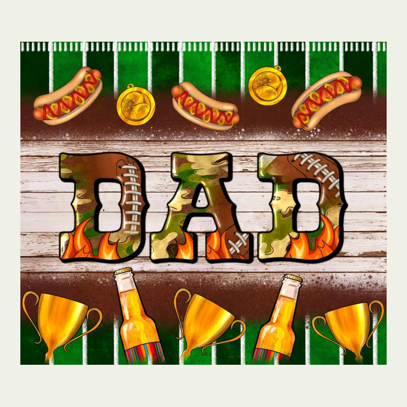 Football Dad Tumbler Urban Heavy Tee by BundleAndBundleShop | Teevron