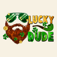 Lucky Dude Saint Patricks Bearded Man Vintage Tee | Teevron