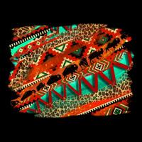 Western Aztec Background Pattern Ladies Tee | Teevron