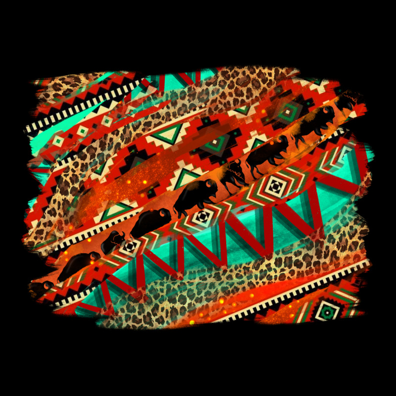 Western Aztec Background Pattern Ladies Tee by OliviaCreatesArt | Teevron
