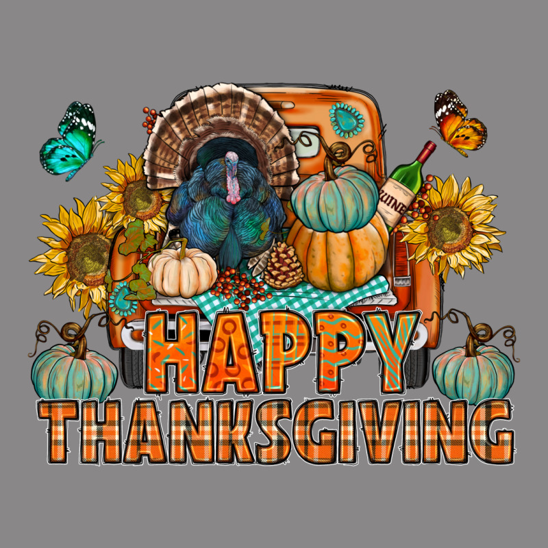 Happy Thanksgiving With Truck Bbs Vintage Tee by BundleAndBundleShop | Teevron