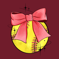Coquette Softball Bow Zipper Hoodie | Teevron
