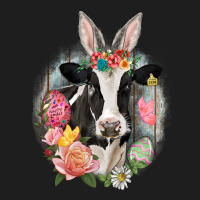 Happy Easter Cow Easter Day Classic Tee | Teevron