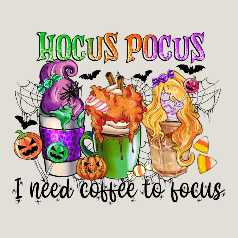Hocus Pocus I Need Coffee To Focus Heavy Core Tee by CowGirlArtShop | Teevron