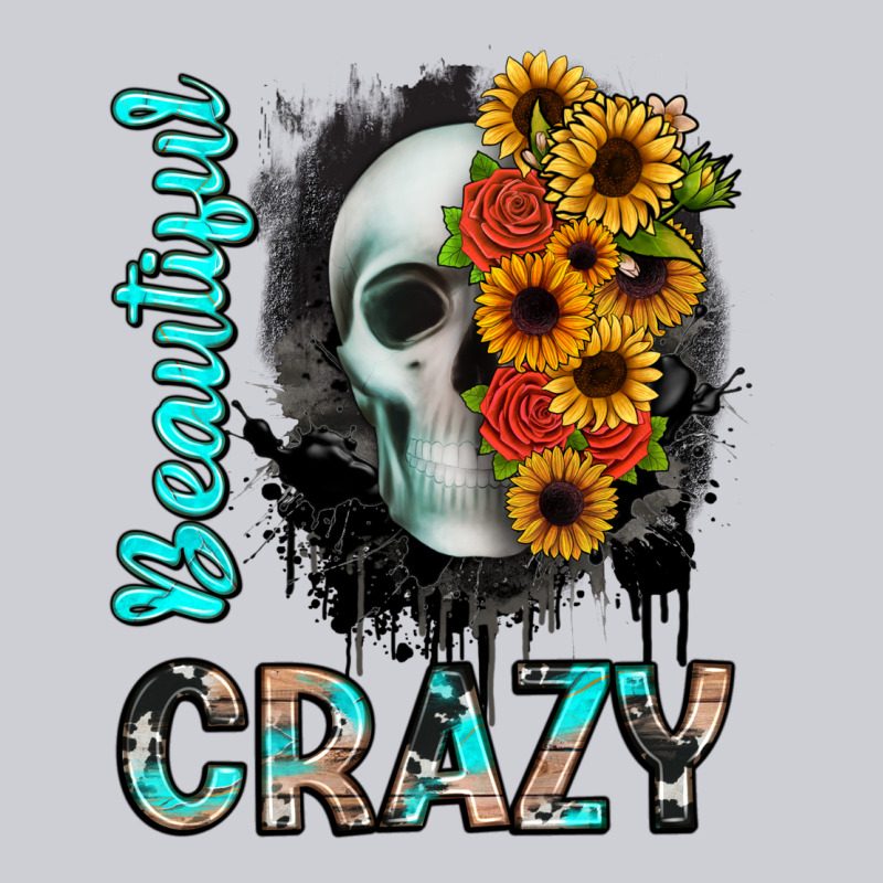 Beautiful Crazy Skull Heavyweight Sweatshirt by JahusDesignShop | Teevron