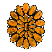 Orange Gemstone Premium Tee | Teevron