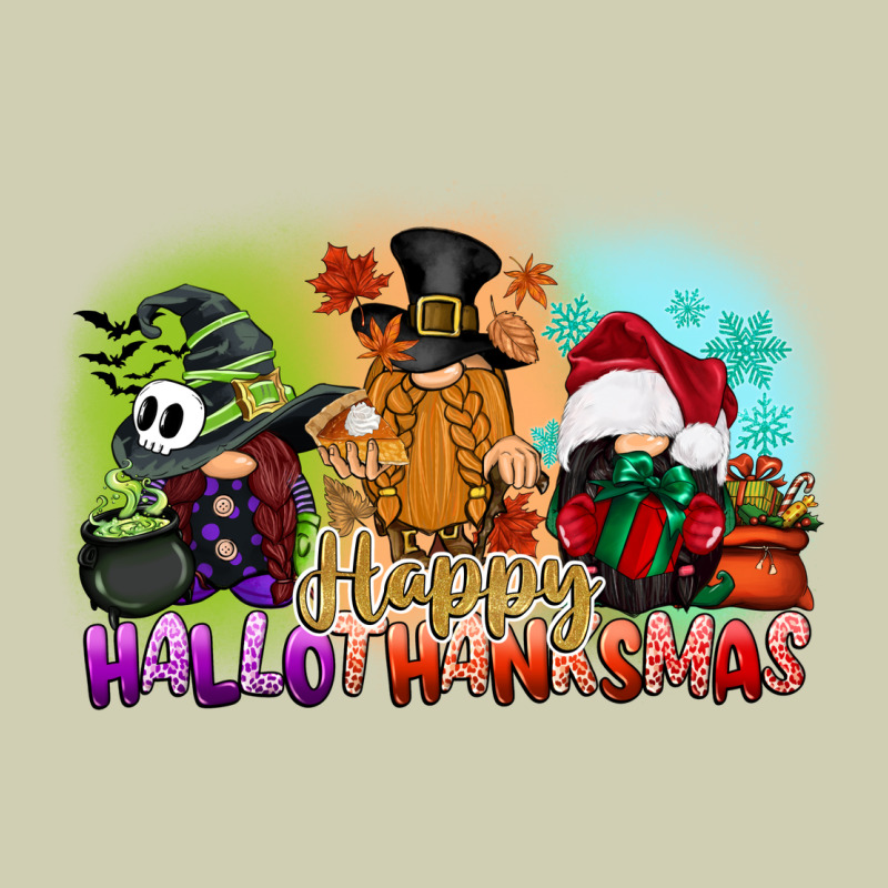 Happy Hallothanksmas Gnomes Heavy Core Tee by CowGirlArtShop | Teevron