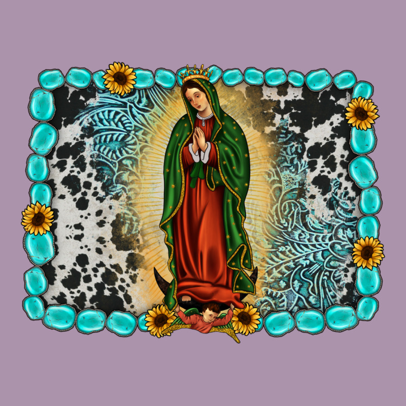 Gemstone Our Lady Of Guadalupe Heavyweight Hoodie by JahusDesignShop | Teevron