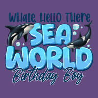 Whale Hello There Sea World Birthday Boy Vintage Hoodie | Teevron