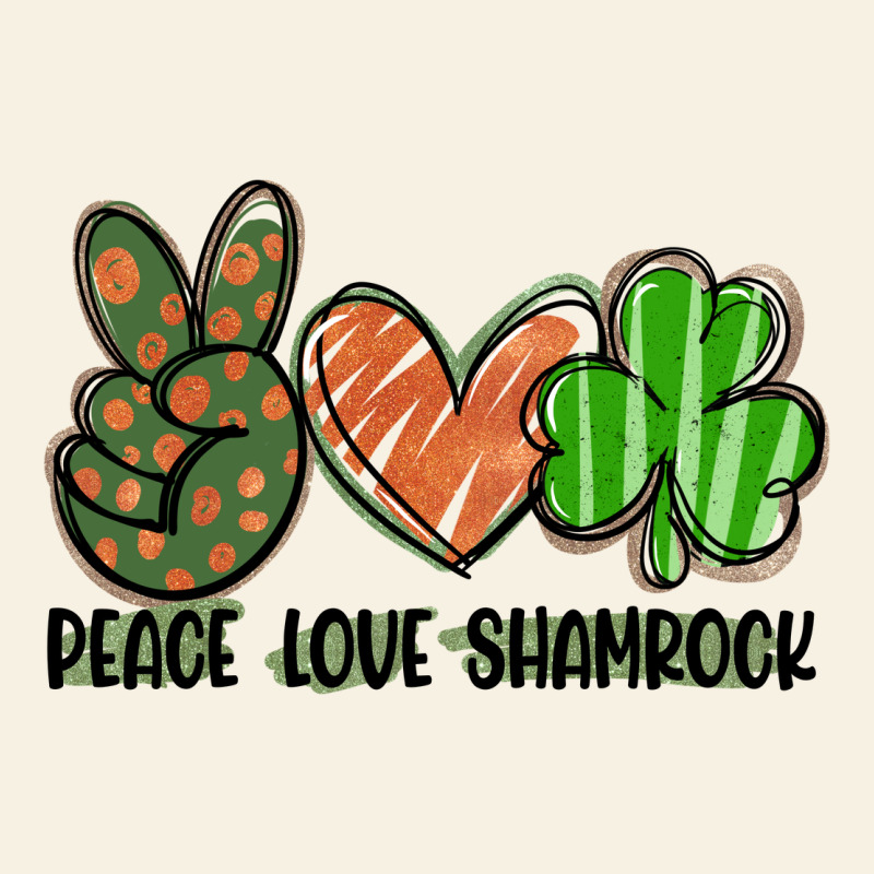 Peace Love Shamrock Vintage Tee by FaDigitalArtStudio | Teevron
