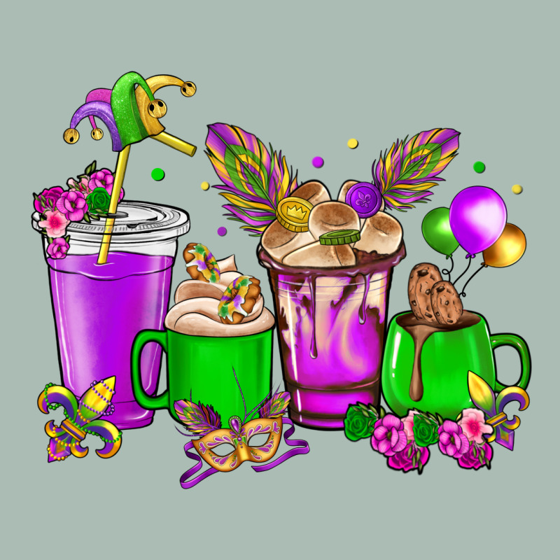 Mardi Gras Coffee Cups Classic Tee by HowdyJamesFarm | Teevron