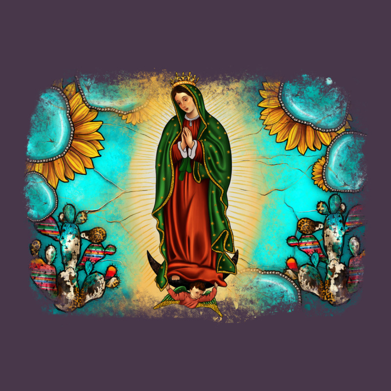 Gemstone Our Lady Of Guadalupe Heavyweight Hoodie by JahusDesignShop | Teevron