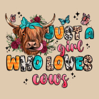 Just A Girl Who Loves Cows Heavyweight Sweatshirt | Teevron