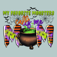 My Favorite Monsters Calls Me Mom Heavy Core Tee | Teevron