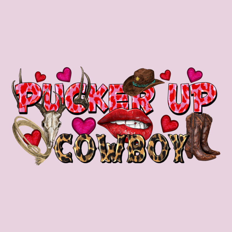Pucker Up Cowboy Valentine's Day Ladies Tee by FaDigitalArtStudio | Teevron
