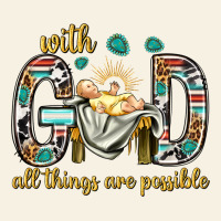 With God All Things Are Possible With Baby Jesus Bbs Vintage Tee | Teevron