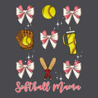 Softball Coquette Bow Zipper Hoodie | Teevron