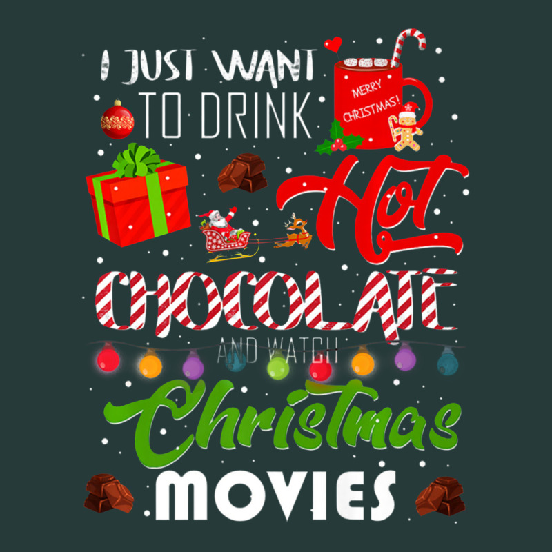 I Just Want To Drink Hot Chocolate Watch Christmas Movies Premium Premium Sweatshirt by baoMotion | Teevron