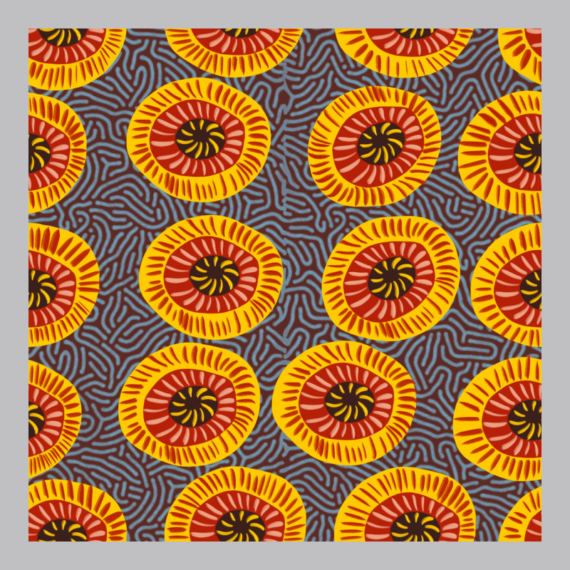 African Fabric Seamless Pattern Long Sleeve Tee by BundleAndBundleShop | Teevron