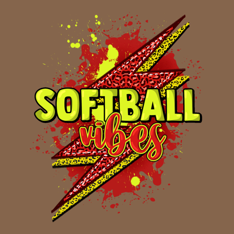 Softball Vibes Lightning Bolt Premium Tee by HowdyJamesFarm | Teevron