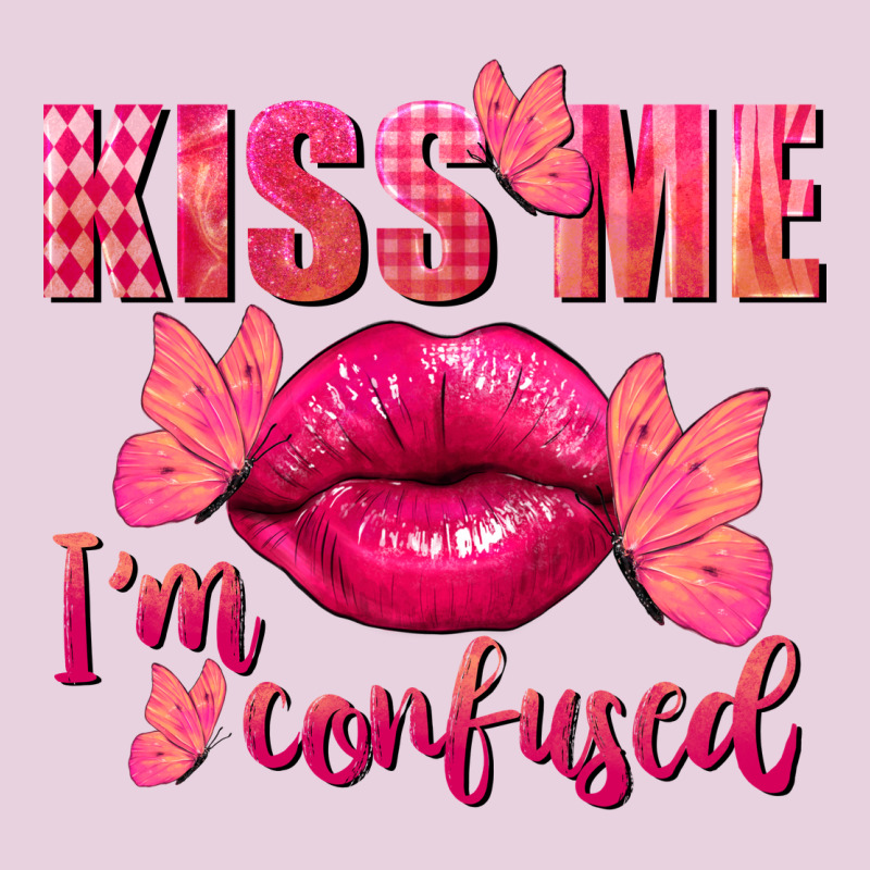 Kiss Me I'm So Confused Valentine's Day Ladies Tee by FaDigitalArtStudio | Teevron