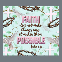 Faith Does Not Make Things Easy Heavyweight Sweatshirt | Teevron