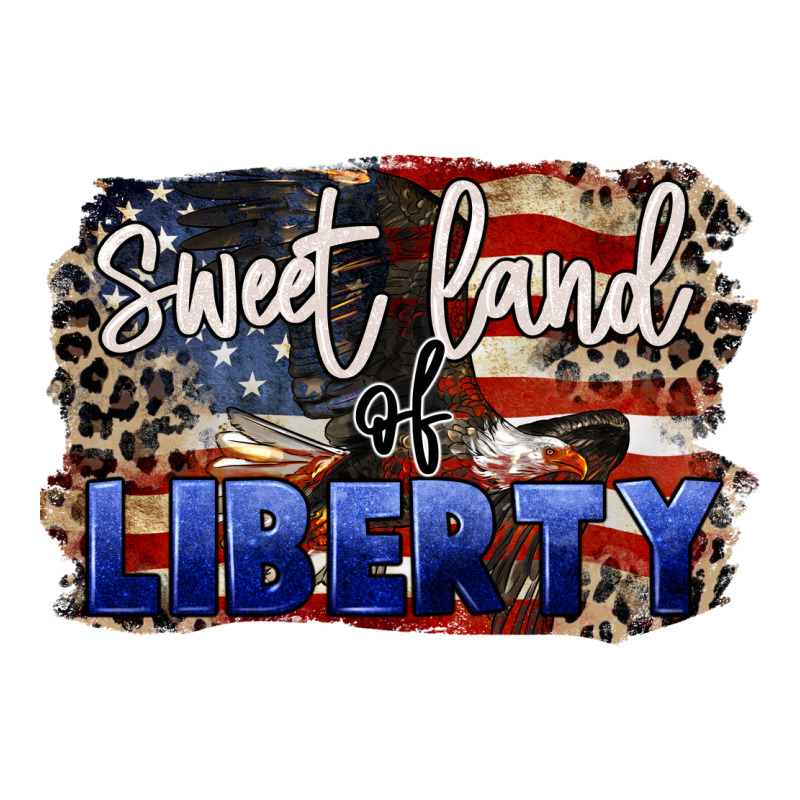 Sweet Land Of Liberty 4th Of July Classic Tee by CowGirlArtShop | Teevron