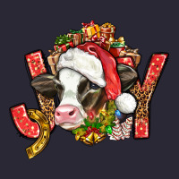 Joy Christmas With Cow Bbs Vintage Tee | Teevron