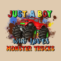Just A Boy Who Loves Monster Trucks Heavyweight Sweatshirt | Teevron