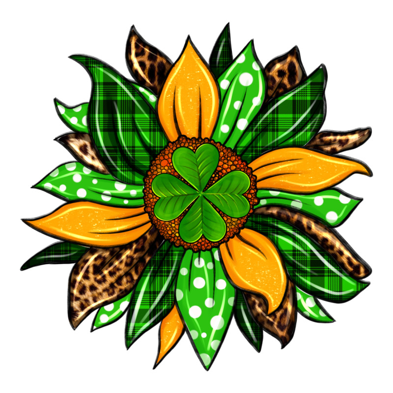St. Patrick's Sunflower Ladies Tee by OliviaCreatesArt | Teevron