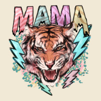 Mama Tiger Lightning Bolt Premium Tee | Teevron