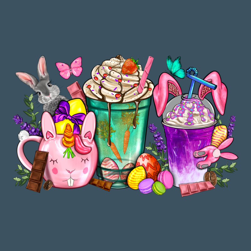 Easter Coffee Cups With Bunny Urban Heavy Tee by BundleAndBundleShop | Teevron