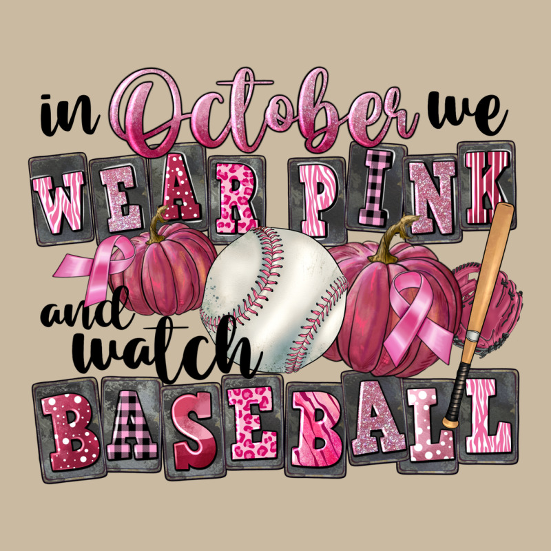 In October We Wear Pink And Watch  Baseball Long Sleeve Tee by FaDigitalArtStudio | Teevron