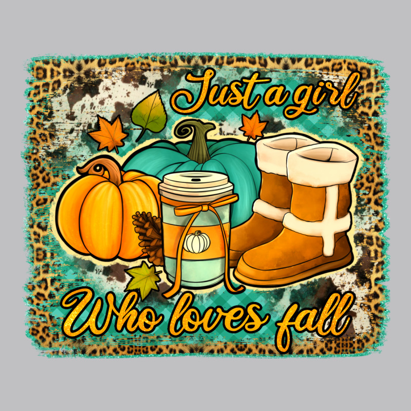 Just A Girl Who Loves Fall Background Classic Tee by Jasminsmagicworld | Teevron