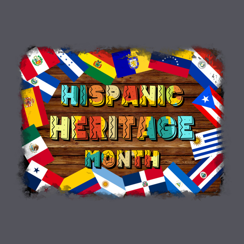 Hispanic Heritage Flags Vintage Hoodie by BundleAndBundleShop | Teevron