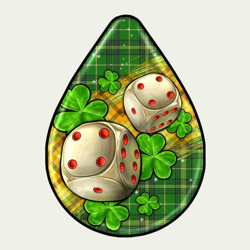 St.patrick's Teardrop Earrings Urban Heavy Tee by FaDigitalArtStudio | Teevron