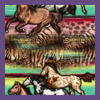 Horses Seamless Pattern Vintage Hoodie | Teevron