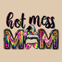 Hot Mess Mom Messy Bun Heavyweight Sweatshirt | Teevron
