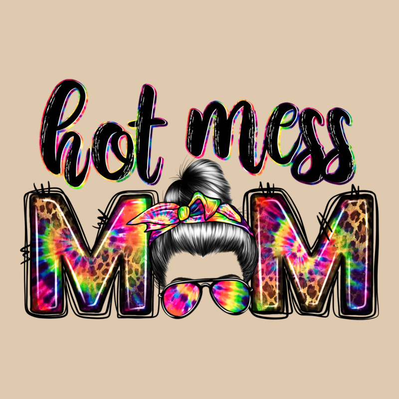 Hot Mess Mom Messy Bun Heavyweight Sweatshirt by JahusDesignShop | Teevron