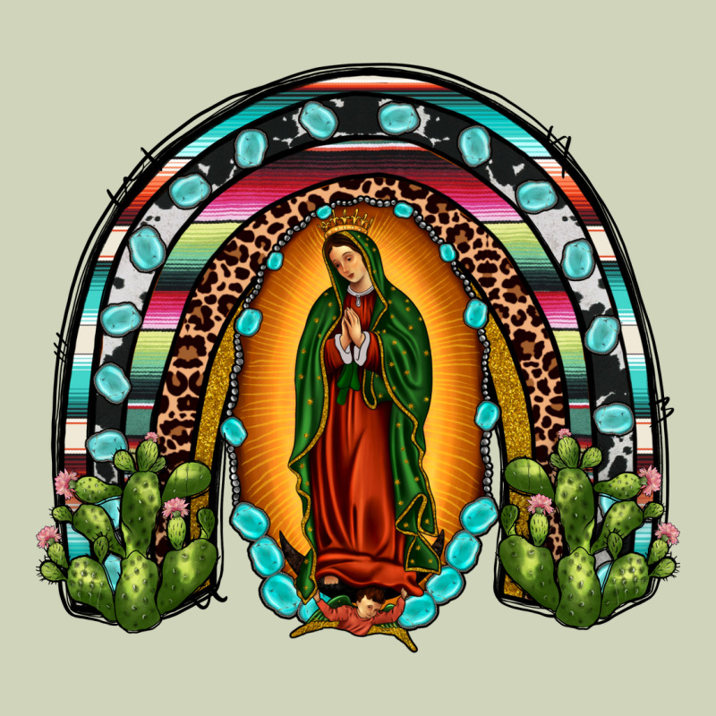 Our Lady Of Guadalupe Rainbow Heavyweight Hoodie by JahusDesignShop | Teevron