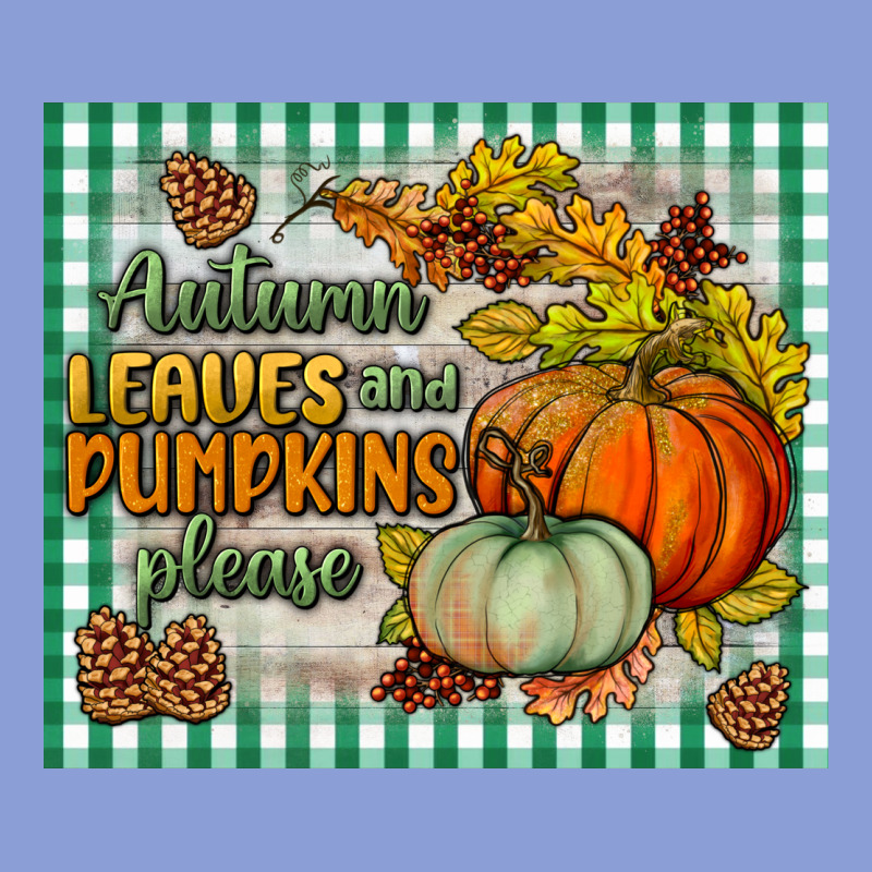 Autumn Leaves And Pumpkins Please Mouse Pad Long Sleeve Tee by BundleAndBundleShop | Teevron