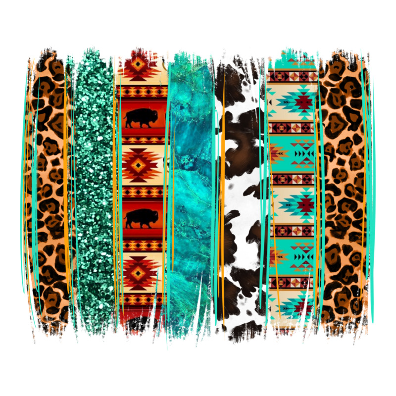 Western Brushstroke Ladies Tee by OliviaCreatesArt | Teevron