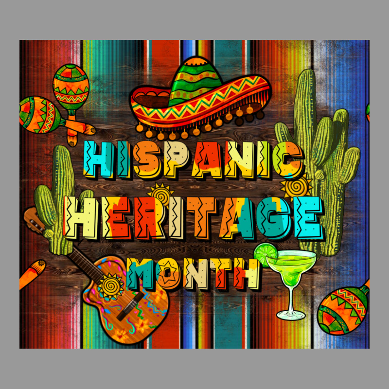 Hispanic Heritage Month Tumbler Vintage Hoodie by BundleAndBundleShop | Teevron