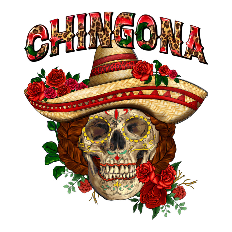 Chingona With Roses Mexico Premium Tee by HowdyJamesFarm | Teevron