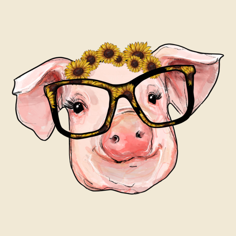 Sunflowers With Pig Premium Tee by RanaPortraitStore | Teevron