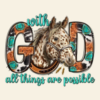 With God All Things Are Possible With Horse Bbs Vintage Tee | Teevron