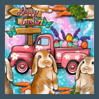 Easter Bunny With Truck Seamless Pattern Urban Heavy Tee | Teevron